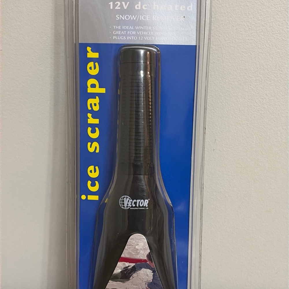 Vector  12V DC New! Heated Snow/ice Remover Electric Scraper